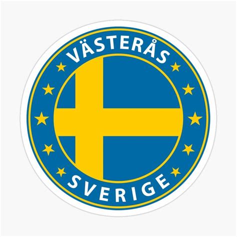 Vasteras Sweden Sverige Sticker For Sale By Alma Studio