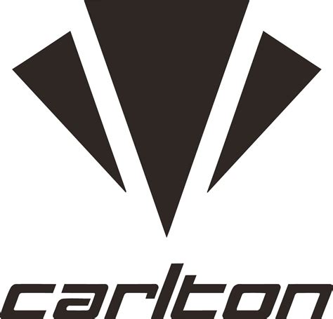 Carlton Logo in Black and White with Arrow