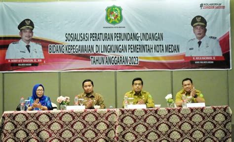 Bkpsdm Kota Medan Gelar Sosialisasi Peraturan Perundang Undangan Bidang