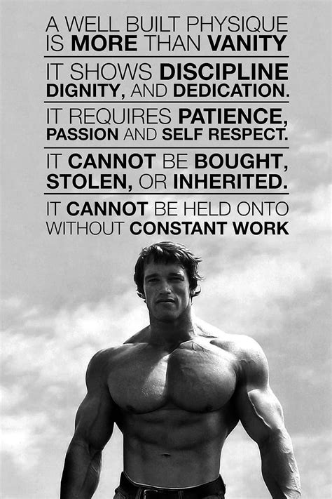 Inspirational Arnold Poster Bodybuilding Motivation Quotes