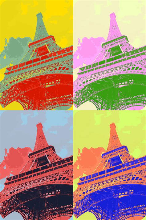 Eiffel Tower - Pop art Digital Art by Patricia Awapara - Fine Art America