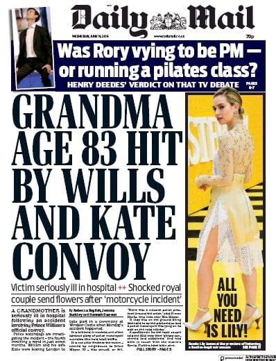 Daily Mail (UK) Front Page for 19 June 2019 | Paperboy Online Newspapers