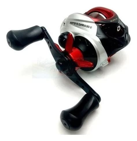 Carretilha Pesca Maruri Crystal Phantom 9000 Drag 12lbs Cor Vermelho