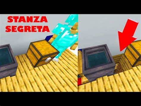 COME FARE UNA STANZA SEGRETA MINECRAFT ITA BOTOLA SEGRETA YouTube