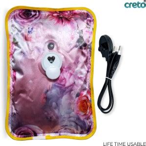 CRETO Cordless Hot Pad For Period Cramps Back Pain Electric L Hot Water Bag Price In India