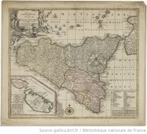 Mappa Geographica Totius Insulae Et Regni Siciliae Cura Graphio