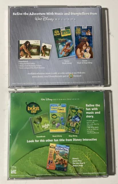 Disneypixar Active Play A Bugs Life Cd Rom Windows 95 Tarzan Lot £7