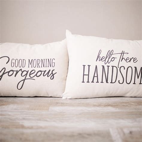 Good Morning Pillow Etsy