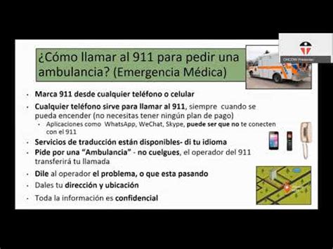 C Mo Llamar Al Para Pedir Una Ambulancia En Una Emergencia M Dica