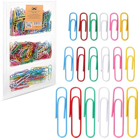 Amazon Mr Pen Colored Paper Clips 450 Pack Paper Clips