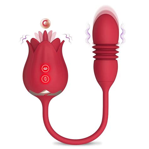 Sextoy Hoa Hồng đầu Liếm đầu Rung