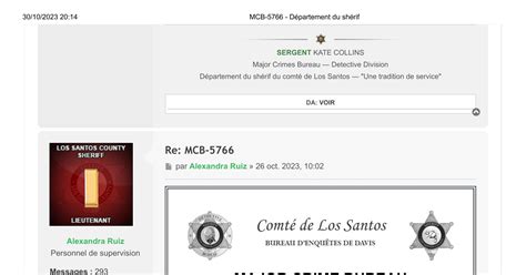 MCB 5766 Département du shérif pdf DocDroid