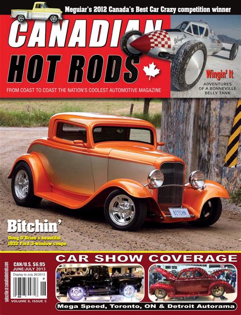 Canadian Hot Rods Magazine Volume Issue Back Issue