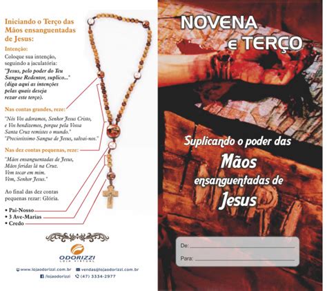 novena e TERÇO suplicando o poder das MÃOS ensanguentadas de Jesus 1