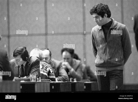 International Grand Master Garri Kasparov Standing Watching Three Time