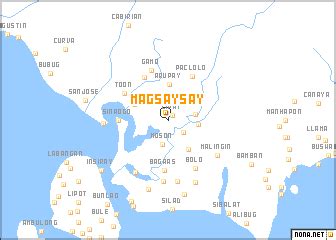 Magsaysay (Philippines) map - nona.net