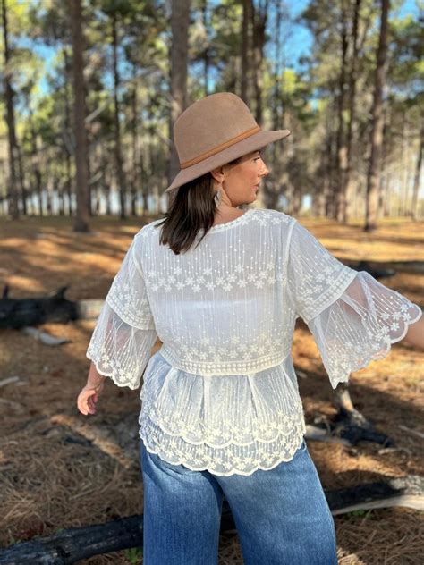 TOP VERA VINTAGE CREAM Naked Gypsy