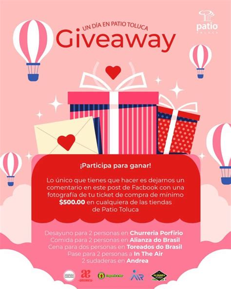 Concurso de San Valentín Patio Toluca Gana desayuno comida y cena y