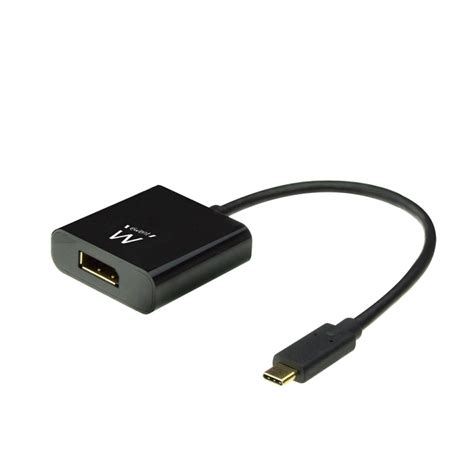 Adaptadores De Cable De V Deo Adaptador Grafico Ewent Usb Tipo C Dp K