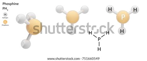 Phosphine Molecular Model Over 41 Royalty Free Licensable Stock