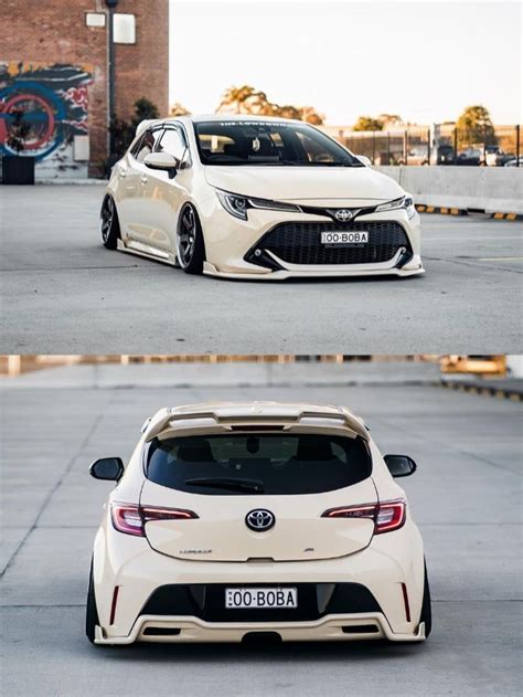 Stanced Toyota Corolla Zr On Rays Volk Racing Te37sl Wheels And Air Lift