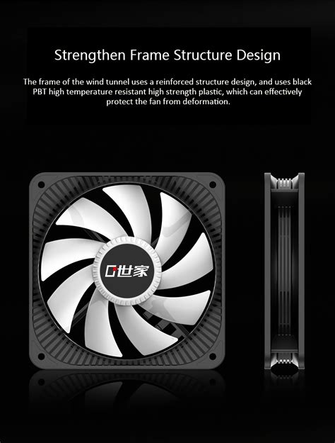 12cm Argb Cooling Fan Smart 4pin Pwm Chassis Cooler Desktop Computer Case Cpu Silent Radiator