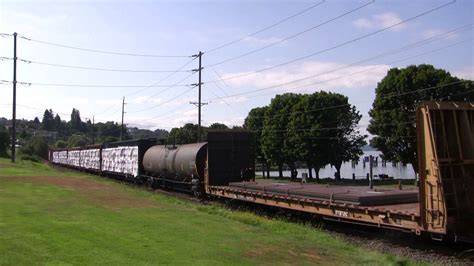 Bnsf Leads A Mixed Freight Old Town Tacoma Wa W Canon Hf