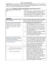 Essay 2 Outline Chart1 Docx Essay Two Outline Chart Important You