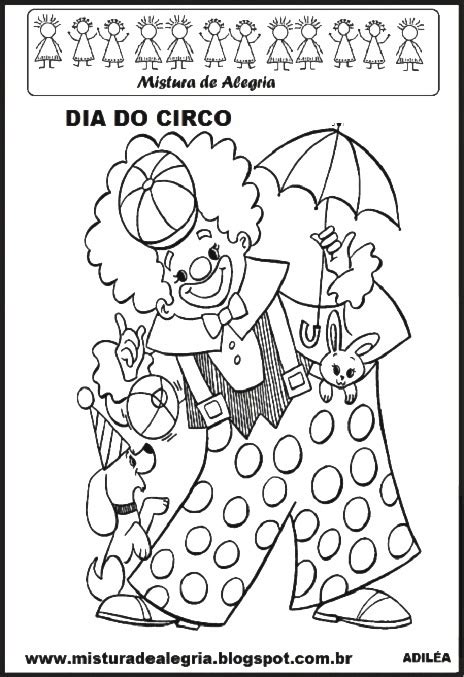 Atividades Sobre O Dia Do Circo Mistura De Alegria