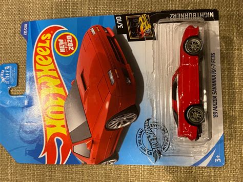 Hot Wheels 1 64 Scale Red Mazda Rx7 Fc Coupe Real Rider Swap Etsy