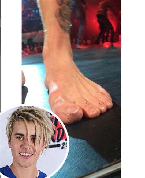 Justin Biebers Feet