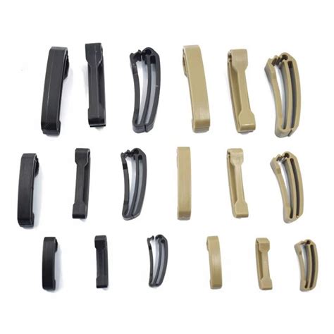 Plastic Belt End Clip Colors Adjust Keeper Outdoor Tool Ebay