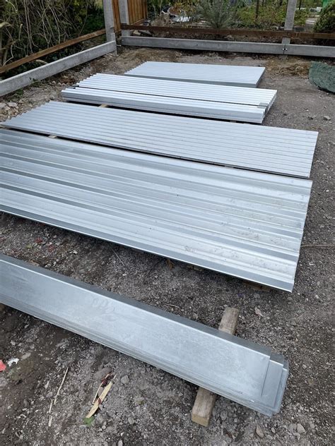 Galvanised Box Profile Roofing Sheets 10ft EBay