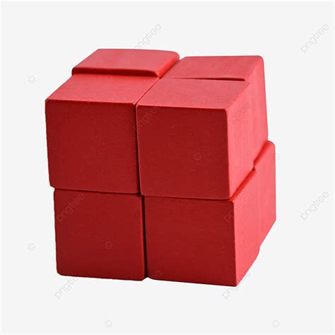 Blocos De Madeira Tridimensionais Quadrados Sobrepostos PNG Cubo O