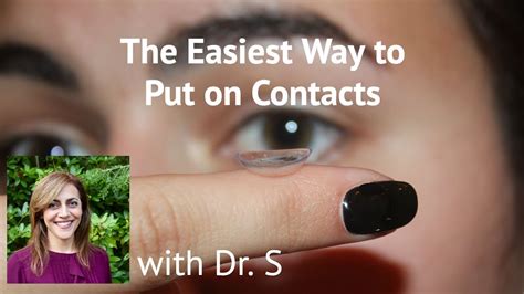 The Easiest Way To Put On Contacts Youtube