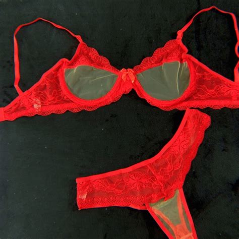 Lingerie De Renda Conjunto Louise Shopee Brasil