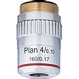 Amazon Amscope X Plan Achromatic Objective Lens With Knurled Ring