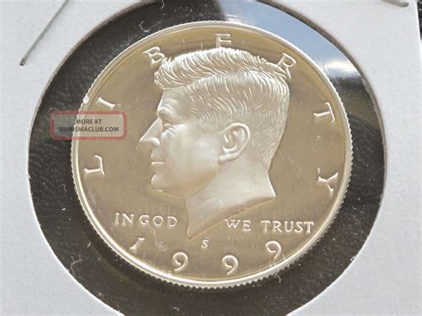 1999 S Kennedy Half Dollar Dcam Proof 90 Silver U S Coin C9166