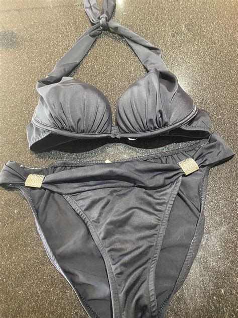 Venus Black Booster Marilyn Bikini Push Up Top A Hi Gem