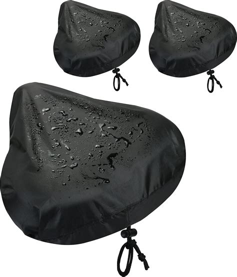 Bike Seat Cover 3pcs Waterproof Bicycle Seat Rain Cover Bike Saddle Cushion