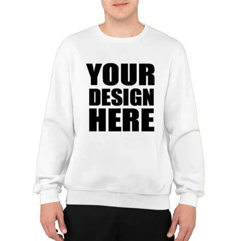 Customize Cotton White Color Sweatshirt - Prime Thread