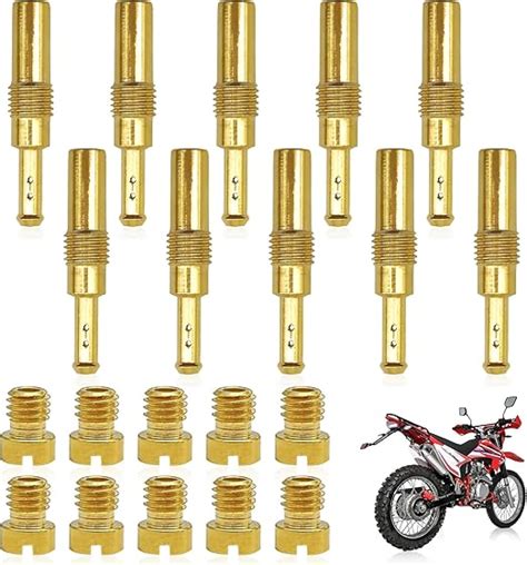 Amazon NOTISH 20PCS Carburetor Main Jet Slow Pilot Jet Kit 10pcs