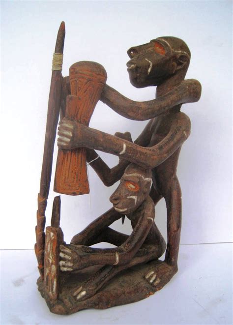 asmat wood carving posner fine art