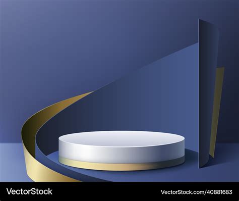 Platform Background 3d Product Display Backdrop Vector Image