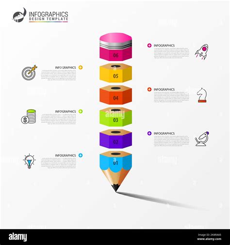 Infographic Design Template Business Concept With Steps Can Be Used