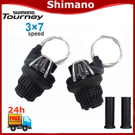 Shimano Rs35 3x7 21s Mtb Bicycle Bike Shifter Twist Shifter Brake Lever Shifter Combo Set