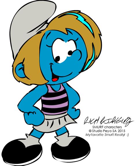 Vexy Smurf by NewportMuse on DeviantArt