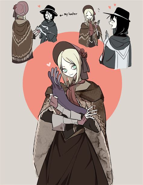 Hunter Plain Doll And Hunter Bloodborne Drawn By Purrissu Danbooru