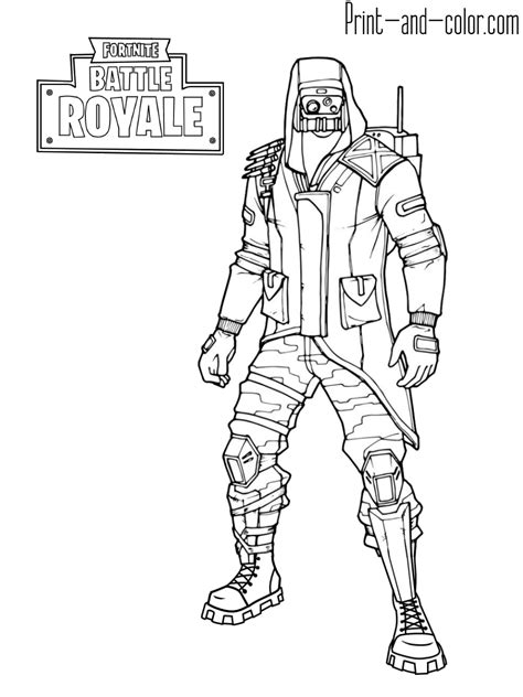 Fortnite Coloring Pages Print And