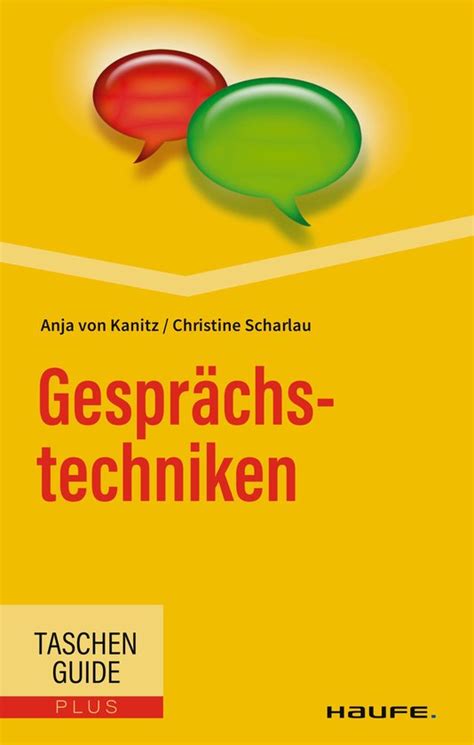 Haufe Taschenguide Gespr Chstechniken Ebook Anja Von Kanitz